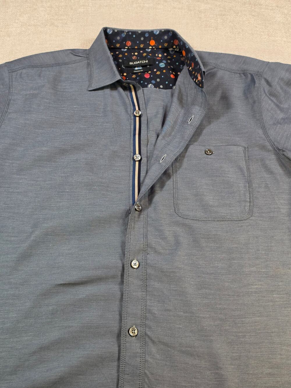 Bugatchi Men's Large Shirt – Premium Style & Comfort